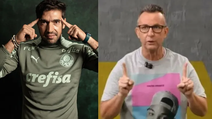 Foto: Abel (Divulgação/Conmebol) e Neto (Reprodução/Grupo Bandeirantes)