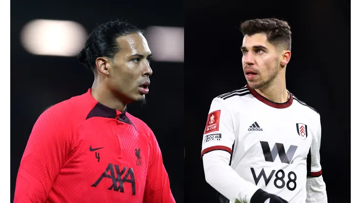 Naomi Baker/Clive Rose/Getty Images- Van Dijk (Liverpool) e Solomon (Fulham)