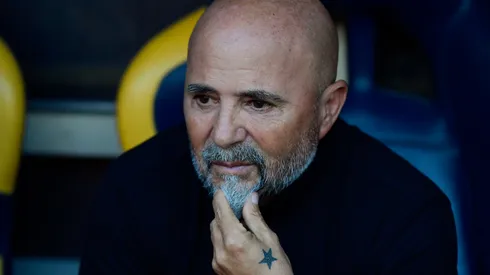 RJ - RIO DE JANEIRO - 30/04/2023 - BRASILEIRO A 2023, FLAMENGO X BOTAFOGO - Jorge Sampaoli tecnico do Flamengo durante partida contra o Botafogo no estadio Maracana pelo campeonato BRASILEIRO A 2023. Foto: Thiago Ribeiro/AGIF