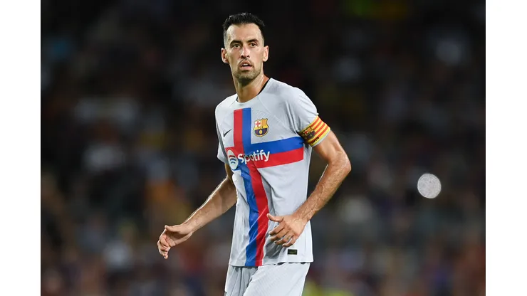 David Ramos/Getty Images- Sergio Busquets, ex-volante do Barcelona