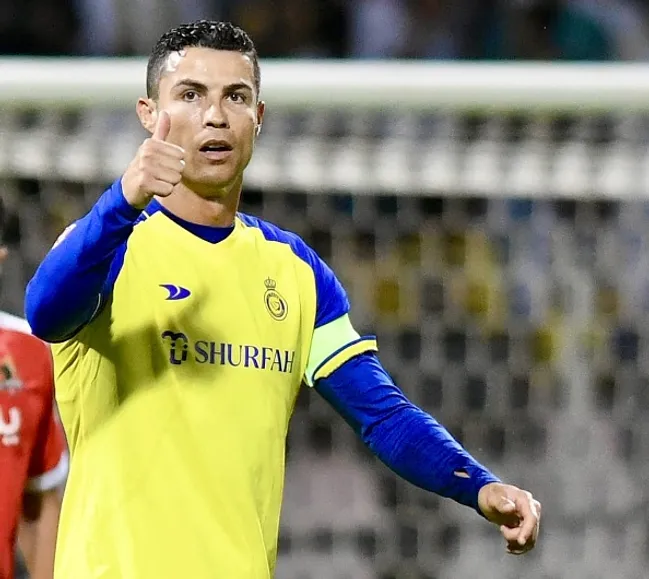 (Photo by Stringer/Anadolu Agency via Getty Images) – Cristiano Ronaldo, atuando pelo Al Nassr