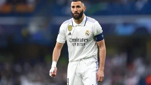Michael Regan/Getty Images- Karim Benzema em sua passagem pelo Real Madrid