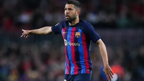 Alex Caparros/Getty Images- Jordi Alba em sua passagem pelo Barcelona