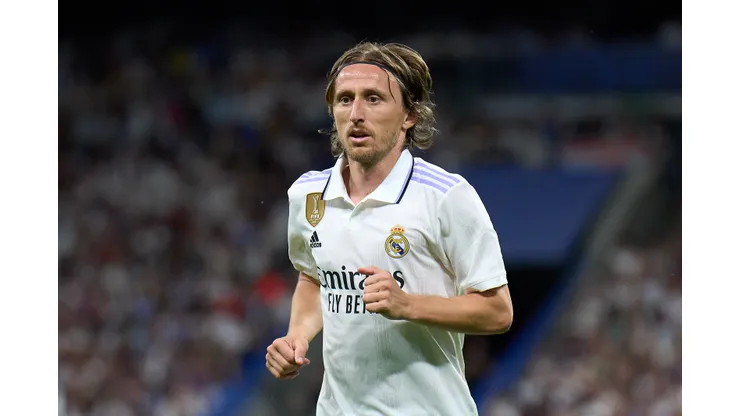 Martinez/Getty Images- Luka Modric, meia do Real Madrid