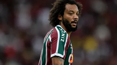 RJ – RIO DE JANEIRO – 09/04/2023 – CARIOCA 2023, FLUMINENSE X FLAMENGO – Marcelo jogador do Fluminense durante partida contra o Flamengo no estadio Maracana pelo campeonato Carioca 2023. Foto: Thiago Ribeiro/AGIF