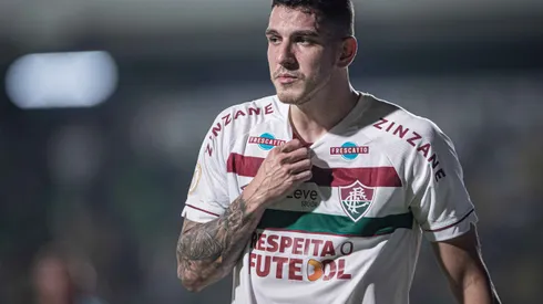 GO – GOIANIA – 11/06/2023 – BRASILEIRO A 2023, GOIAS X FLUMINENSE – Nino jogador do Fluminense durante partida contra o Goias no estadio Serrinha pelo campeonato BRASILEIRO A 2023. Foto: Heber Gomes/AGIF