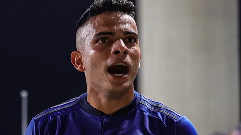 MG – BELO HORIZONTE – 06/05/2023 – BRASILEIRO A 2023, CRUZEIRO X SANTOS – Bruno Rodrigues jogador do Cruzeiro comemora a vitoria ao final da partida contra o Santos no estadio Independencia pelo campeonato BRASILEIRO A 2023. Foto: Gilson Junio/AGIF
