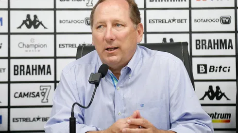 Foto: Vitor Silva/Botafogo - Textor comenta sobre situação de Adryelson e Lucas Perri.