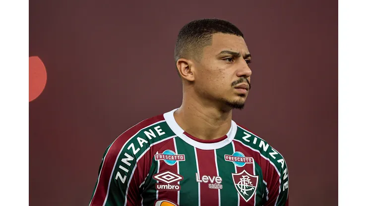 RJ - RIO DE JANEIRO - 01/06/2023 - COPA DO BRASIL 2023, FLAMENGO X FLUMINENSE - Andre jogador do Fluminense durante partida contra o Flamengo no estadio Maracana pelo campeonato Copa do Brasil 2023. Foto: Thiago Ribeiro/AGIF