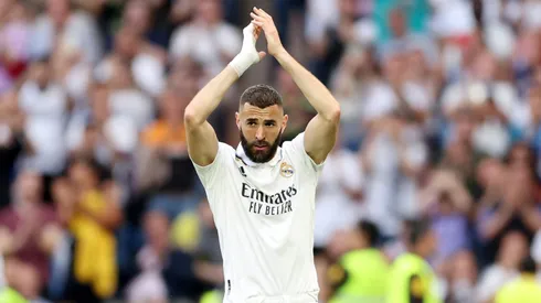 Florencia Tan Jun/Getty Images- Karim Benzema em seu último jogo pelo Real Madrid