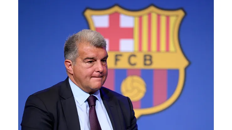 David Ramos/ Getty Images- Joan Laporta, presidente do Barcelona