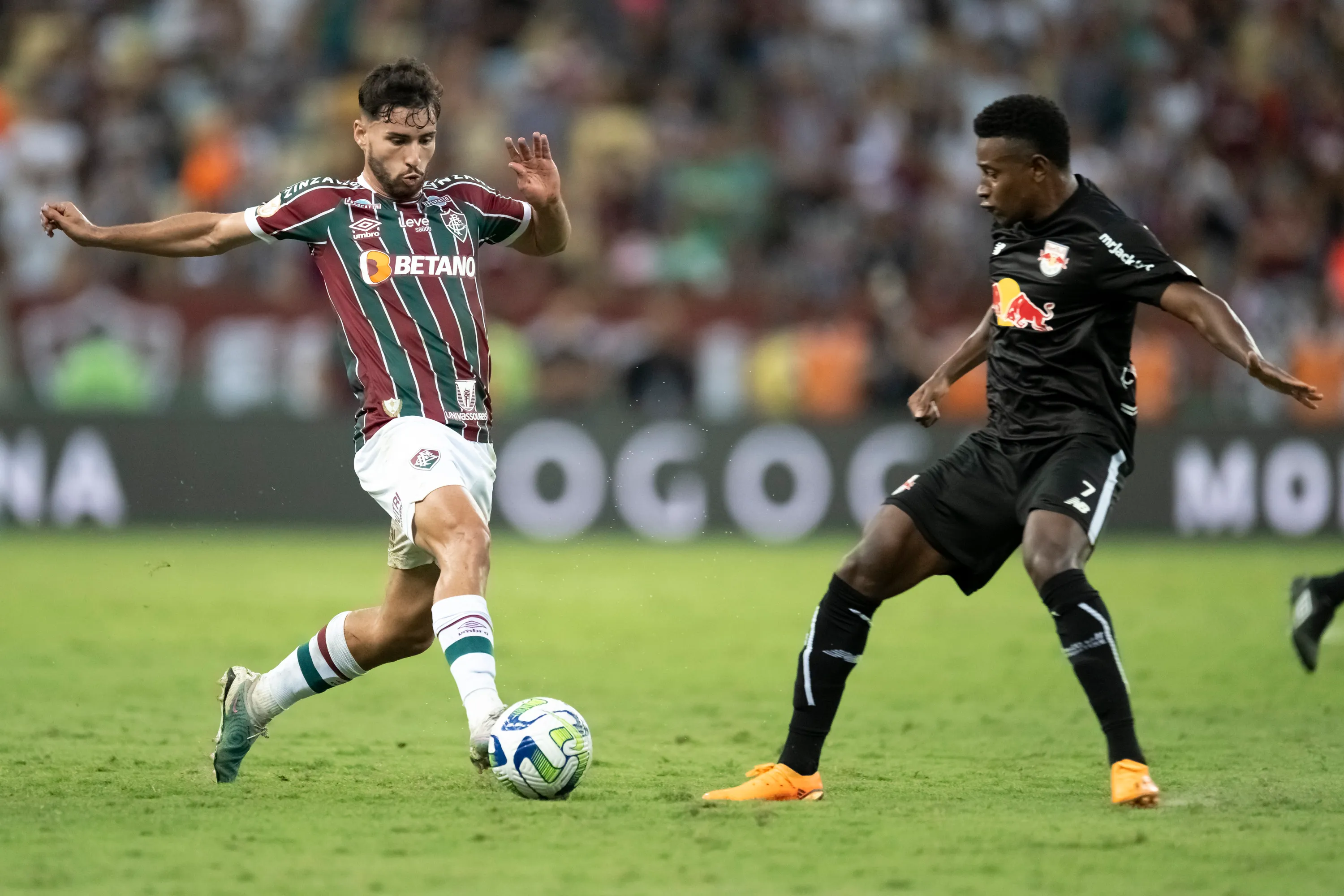 Foto: Jorge Rodrigues/AGIF – Martinelli atuando pelo Fluminense contra o RB Bragantino