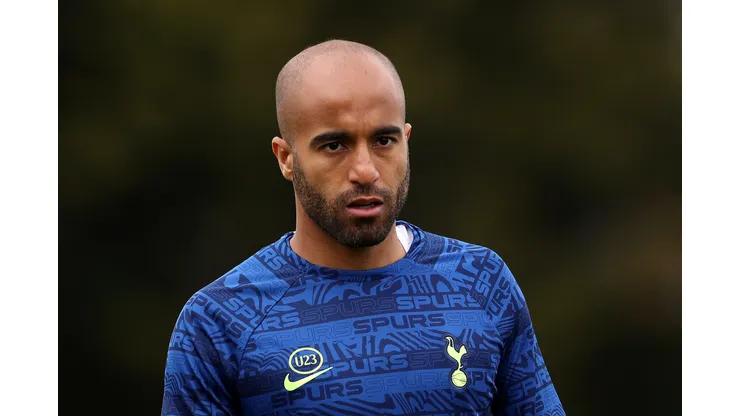 Lewis Storey/Getty Images- Lucas Moura em sua passagem pelo Tottenham