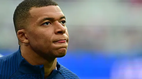 PARIS, FRANCE – JUNE 19: Kylian Mbappe of France during the UEFA EURO 2024 Qualifying Round match between France and Greece at Stade de France on June 19, 2023 in Saint-Denis, near Paris, France. (Photo by Christian Liewig – Corbis/Getty Images)