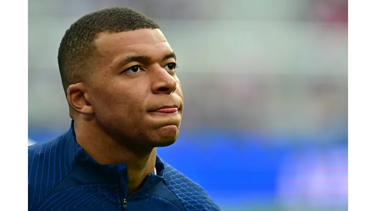 PARIS, FRANCE - JUNE 19: Kylian Mbappe of France during the UEFA EURO 2024 Qualifying Round match between France and Greece at Stade de France on June 19, 2023 in Saint-Denis, near Paris, France. (Photo by Christian Liewig - Corbis/Getty Images)