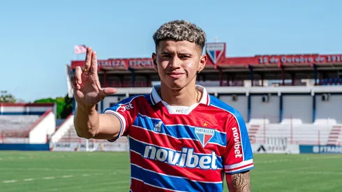 Foto: Divulgação/Fortaleza – Machuca se mostra animado para estreia no Leão do Pici.