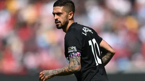 BRENTFORD, ENGLAND – MAY 14: Manuel Lanzini of West Ham United during the Premier League match between Brentford FC and West Ham United at Gtech Community Stadium on May 14, 2023 in Brentford, England. (Photo by Alex Davidson/Getty Images)