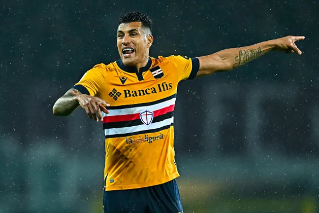 (Photo by Simone Arveda/Getty Images) – Jeison Murillo atuando pela Sampdoria