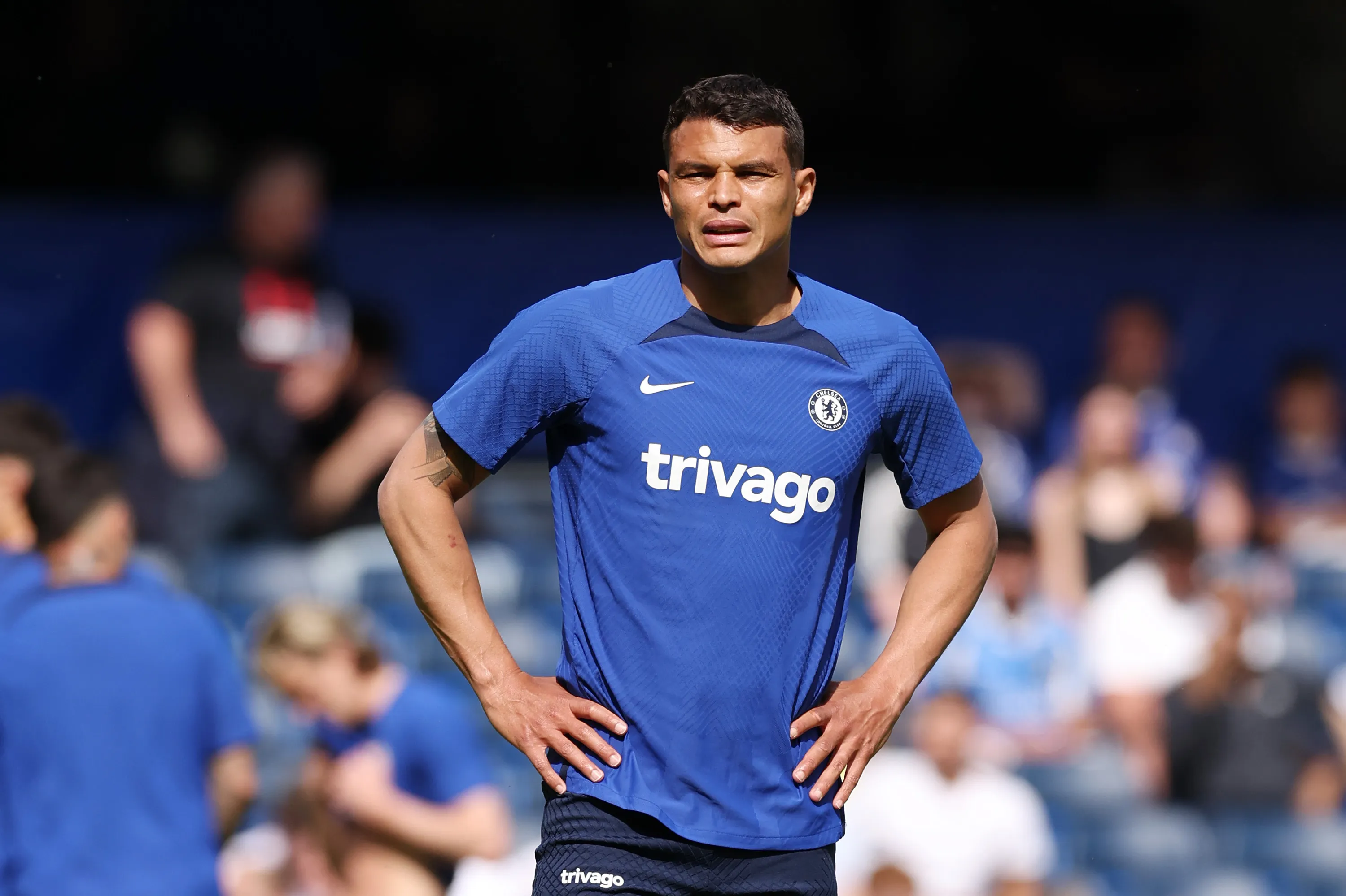 Warren Little/Getty Images- Thiago Silva, zagueiro do Chelsea