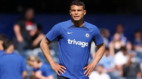 Warren Little/Getty Images- Thiago Silva, zagueiro do Chelsea