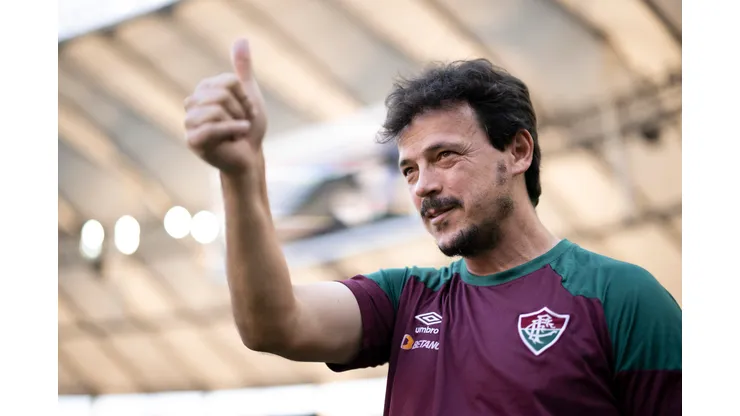 RJ - RIO DE JANEIRO - 16/07/2023 - BRASILEIRO A 2023, FLUMINENSE X FLAMENGO - Fernando Diniz tecnico do Fluminense durante partida contra o Flamengo no estadio Maracana pelo campeonato Brasileiro A 2023. Foto: Jorge Rodrigues/AGIF