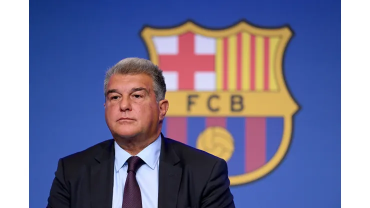 David Ramos/ Getty Images- Joan Laporta, presidente do Barcelona