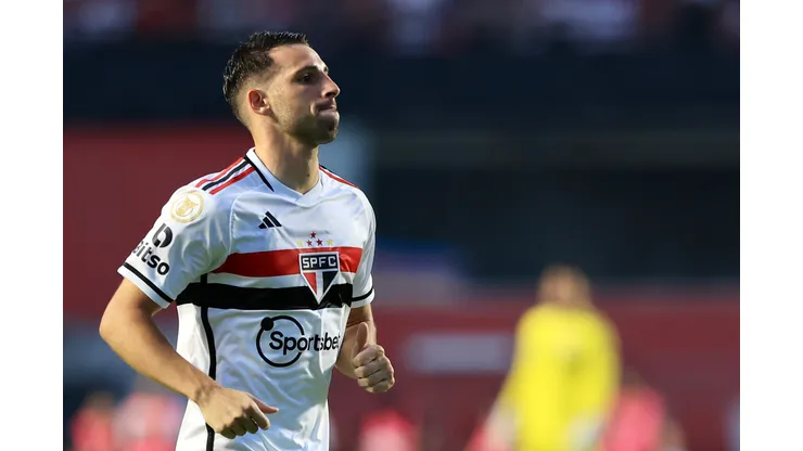Marcello Zambrana/AGIF- Caslleri, centroavante do São Paulo