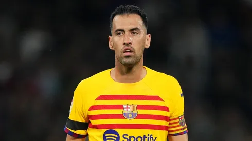 Alex Caparros/Getty Images- Sergio Busquets, ex-meia do Barcelona