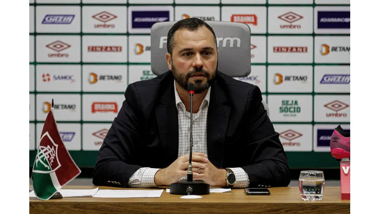 FOTO: LUCAS MERÇON/FLUMINENSE F.C - Bittencourt comenta acerto de Diniz com a Seleção Brasileira.