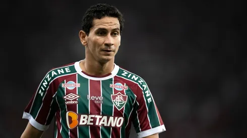 RJ – RIO DE JANEIRO – 16/05/2023 – COPA DO BRASIL 2023, FLUMINENSE X FLAMENGO – Paulo Henrique Ganso jogador do Fluminense durante partida contra o Flamengo no estadio Maracana pelo campeonato Copa do Brasil 2023. Foto: Jorge Rodrigues/AGIF