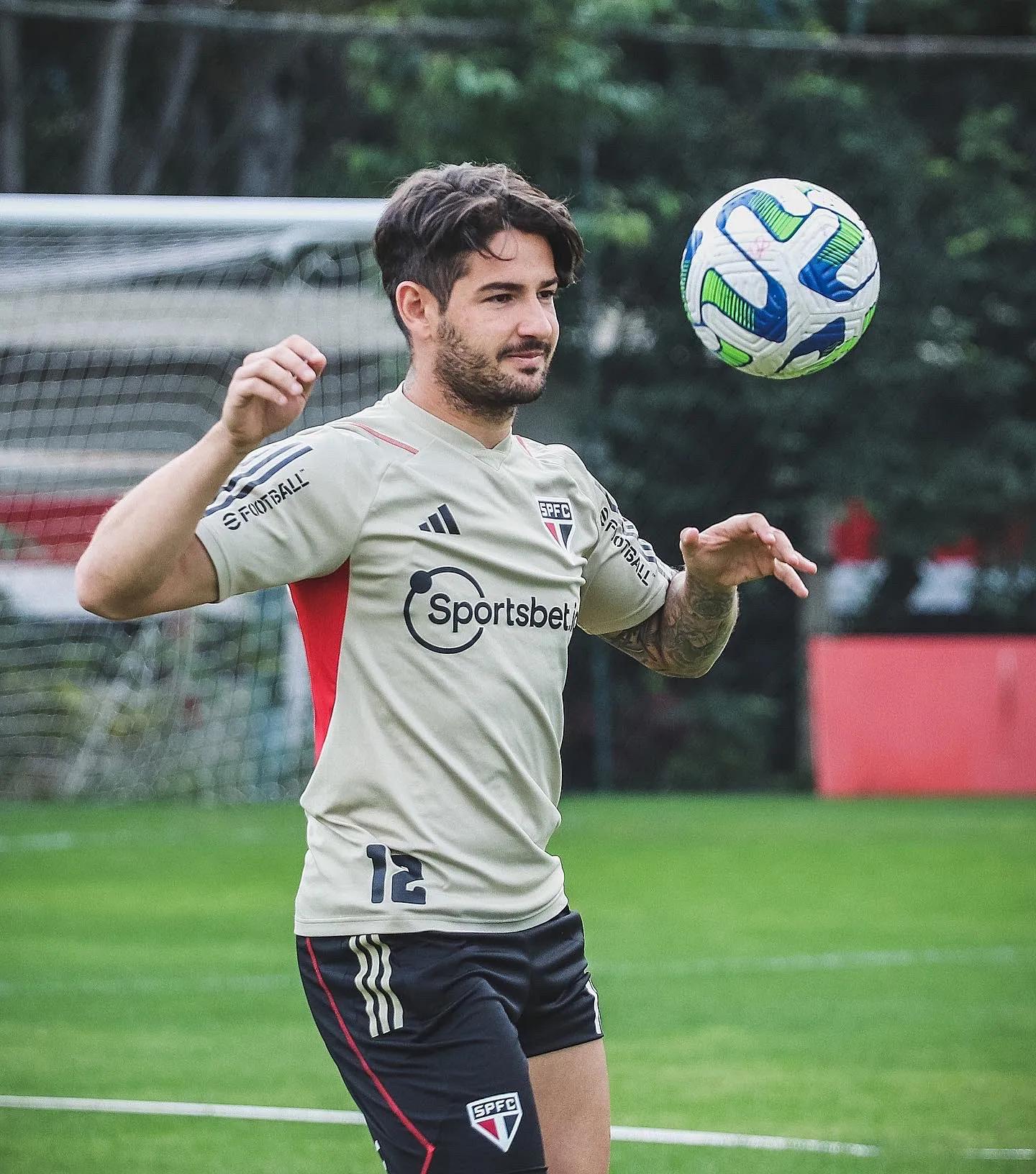 Foto: Reprodução/ São Paulo FC – Pato treinando