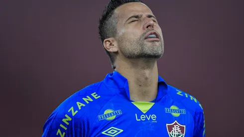 RJ – RIO DE JANEIRO – 01/06/2023 – COPA DO BRASIL 2023, FLAMENGO X FLUMINENSE – Fabio goleiro do Fluminense durante partida contra o Flamengo no estadio Maracana pelo campeonato Copa do Brasil 2023. Foto: Thiago Ribeiro/AGIF