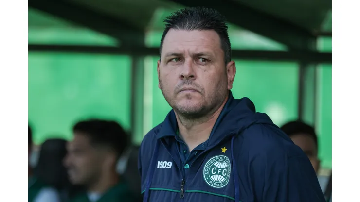 Robson Mafra/AGIF- Thiago Kosloski, técnico do Coritiba