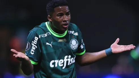 Endrick atacante do Palmeiras – Foto: Ettore Chiereguini/AGIF –