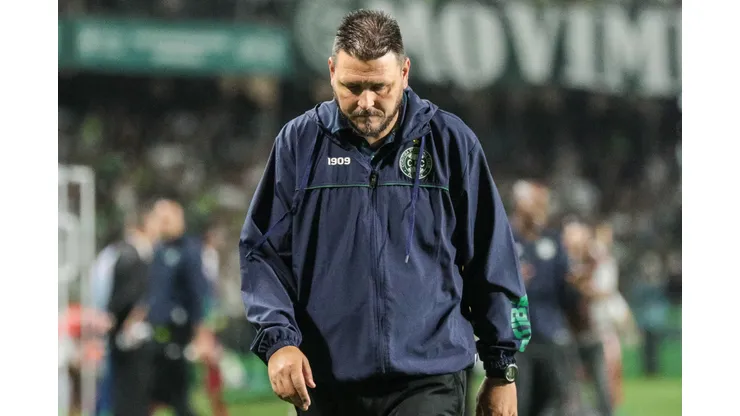 Robson Mafra/AGIF- Thiago kosloski, técnico do Coritiba