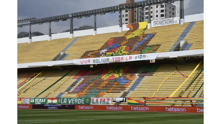 Aizar Raldes - Pool/Getty Images- Estádio Hernando Siles