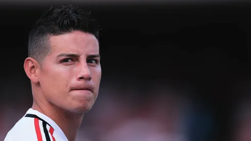SP - SAO PAULO - 19/08/2023 - BRASILEIRO A 2023, SAO PAULO X BOTAFOGO - James Rodriguez jogador do Sao Paulo durante partida contra o Botafogo no estadio Morumbi pelo campeonato Brasileiro A 2023. Foto: Ettore Chiereguini/AGIF