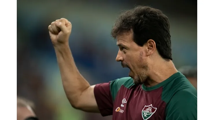 RJ - RIO DE JANEIRO - 27/06/2023 - LIBERTADORES 2023, FLUMINENSE X SPORTING CRISTAL - Fernando Diniz tecnico do Fluminense durante partida contra o Sporting Cristal no estadio Maracana pelo campeonato Libertadores 2023. Foto: Jorge Rodrigues/AGIF