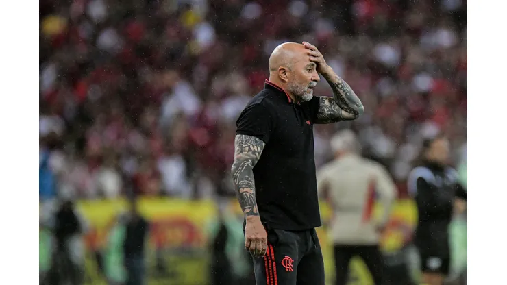Thiago Ribeiro/AGIF- Sampaoli, técnico do Flamengo