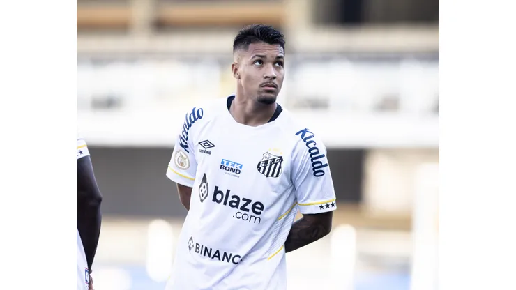 Abner Dourado/AGIF- Marcos Leonardo, atacante do Santos