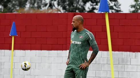 FOTO DE MAILSON SANTANA/FLUMINENSE FC – Felipe Melo fala sobre Fluminense na Libertadores.