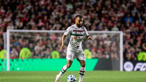 FOTO DE MARCELO GONÇALVES / FLUMINENSE FC – Samuel Xavier comenta empate do Fluminense na Liberta.