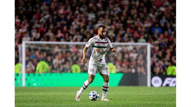 FOTO DE MARCELO GONÇALVES / FLUMINENSE FC - Samuel Xavier comenta empate do Fluminense na Liberta.