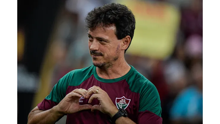 RJ - RIO DE JANEIRO - 02/05/2023 - LIBERTADORES 2023, FLUMINENSE X RIVER PLATE - Fernando Diniz tecnico do Fluminense durante partida contra o River Plate no estadio Maracana pelo campeonato Libertadores 2023. Foto: Thiago Ribeiro/AGIF
