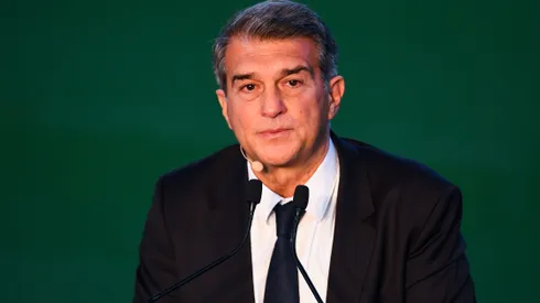 David Ramos/Getty Images- Joan Laporta, presidente do Barcelona