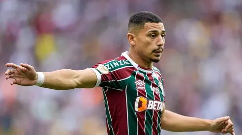 RJ – RIO DE JANEIRO – 29/07/2023 – BRASILEIRO A 2023, FLUMINENSE X SANTOS – Andre jogador do Fluminense durante partida contra o Santos no estadio Maracana pelo campeonato Brasileiro A 2023. Foto: Thiago Ribeiro/AGIF