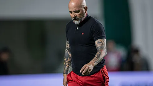 Isabela Azine/AGIF- Jorge Sampaoli, técnico do Flamengo