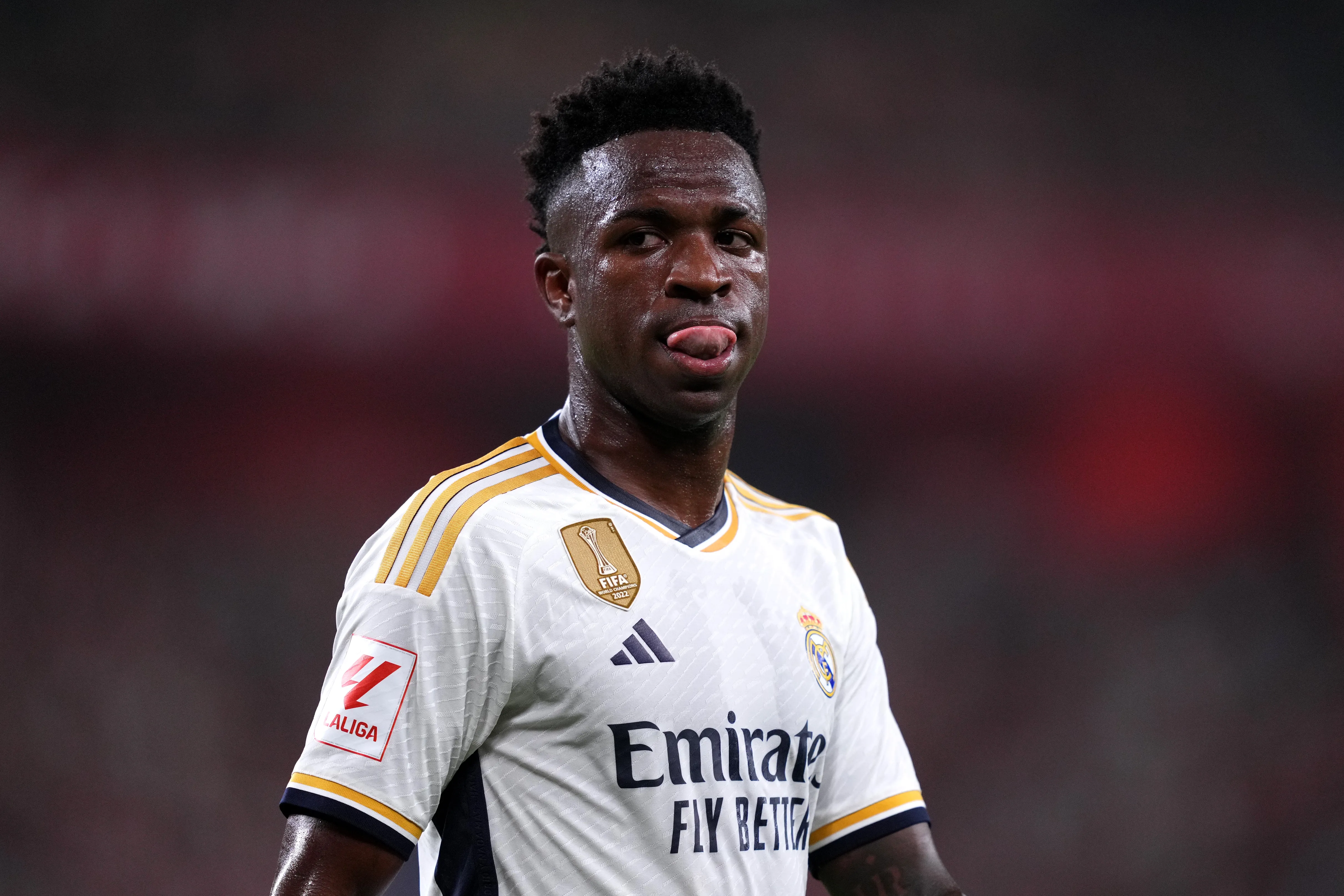 Vinícius Jr., atacante do Real Madrid. Foto: Juan Manuel Serrano Arce/Getty Images