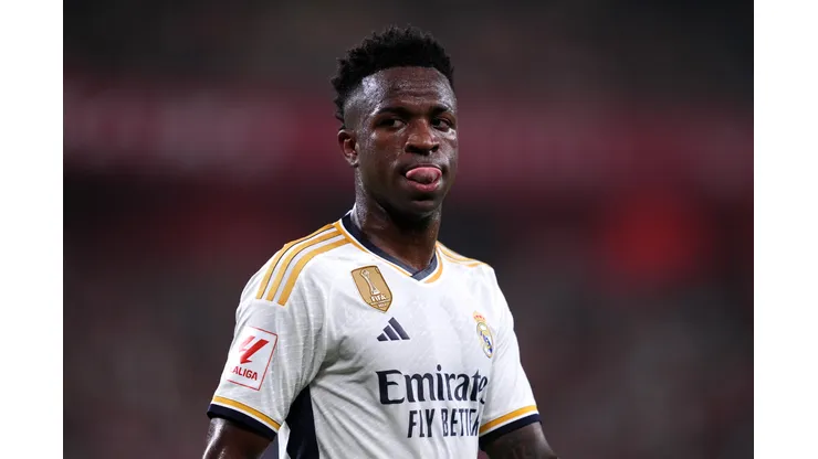Vinícius Jr., atacante do Real Madrid. Foto: Juan Manuel Serrano Arce/Getty Images