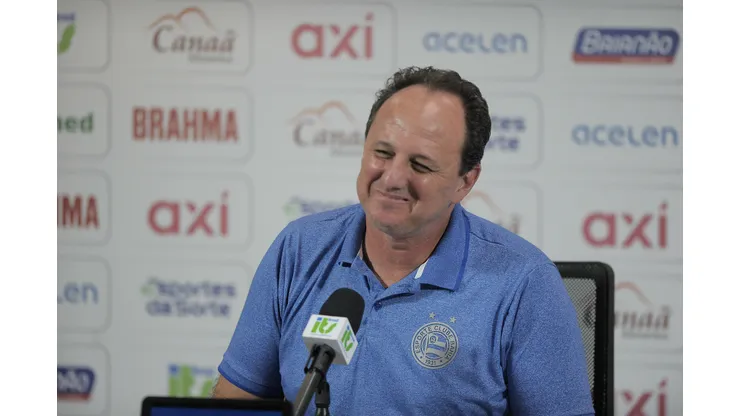 BA - SALVADOR - 11/09/2023 - APRESENTACAO ROGERIO CENI - Tecnico Rogerio Ceni e apresentado pelo Esporte Clube Bahia nesta segunda-feira (11) na Arena Fonte Nova, em Salvador (BA) . Foto: Jhony Pinho/AGIF. Foto: Jhony Pinho/AGIF